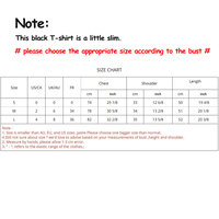 Vintage Classic Rock Graphic T koszula kobiety lato wokół szyi z krótkim rękawem bawełniana koszulka Femme casualowe w stylu Streetwear Y2k topy 2021 6